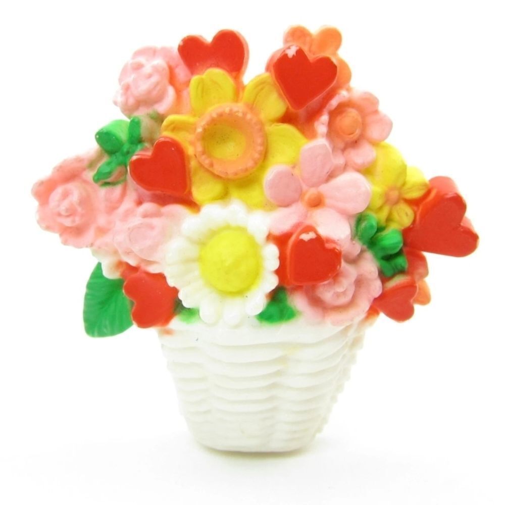 Vintage Hallmark Basket of Flowers Brooch
